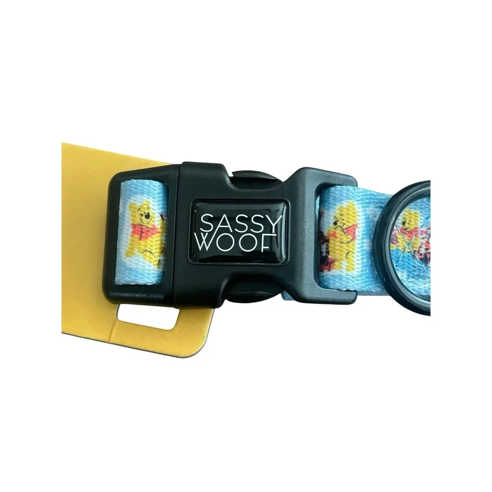 Disney Winnie The Pooh Sassy Woof Neoprene Collar Large Adjustable 16-26